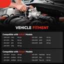New Starter Fit for 2010-2019 Nissan Armada Titan XD, 2013-2019 NV2500 NV3500 Pathfinder, Infiniti QX56 M56 QX80 Q70 QX70 FX50 QX70L 5.0 5.6 V8 Engine M1T30671 23300-1CA0A 410-48313 19068N