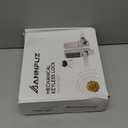 New Mechanical Keyless Keypad Entry Door Hanle Lock with Key,No Electronic,Single-Side Push Button Combination Code Door Lever Set,Interior Hold-Opening,for Front Gate, Outdoor (Matte Black)