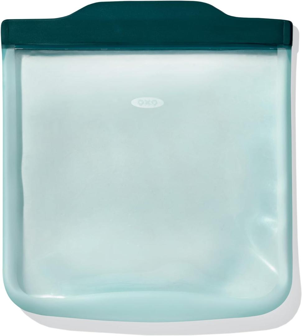 OXO Good Grips Silicone Reusable Bag  Sandwich Bag (28 oz) - Lagoon