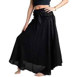 Long Skirts for Women Maxi Boho Skirt Floral Print, One Size