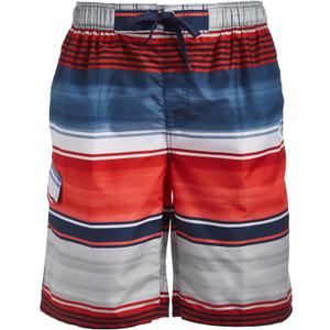 Kanu Surf Boys' Avalon Quick Dry UPF 50+ Beach Swim Trunk (3T, Avalon Navy/Red)
