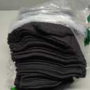 24 Pack Black Hand Towels 100% Cotton Spa Towels 16x27 inches Highly Absorbable Facial, Gym, Hair and Face Towels in Bulk