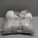 Cervical Neck Pillow for Pain Relief - Ergonomic Side Sleeper Pillow for Neck Support, Cooling Cervical Pillow for Sleeping, Contour Orthopedic Memory Foam Pillows for Back Stomach Sleepers (Dark Grey & White)