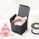 JINMING 50 Small Gift Boxes 3x3x3 Inches, Matte Black Gift Boxes Bulks for Mother's Day, Father's Day, Cupcake, Candy, Birthday, Groomsman Proposal Boxes for Light Gifts