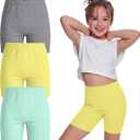 3 Pack Girls Bike Shorts 5-14 Years
