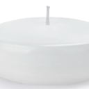 White Floating Candles-3 Inch Unscented Dripless Wax 13-15 Hours Burning