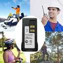 3000mAh PMNN4409 PMNN4409AR PMNN4544A APX4000 PMNN4491BR PMNN4491 PMNN4493A 7.4V Li-ion Two-Way Radio High-Capacity Battery Replacement for Motorola XPR3300 XPR3500 XPR7350 XPR7550 +Belt Clip