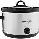 Crockpot® 5 Qt. Round Manual Slow Cooker and Little Dipper, Stainless Steel
