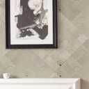 COLAMO LUXURY 10PCS Peel and Stick Backsplash,Faux Stone Smart Adhesive Tile,Mix Metal Golden,Stick on Arabesque Geometric Waterjet,Accent Wall Mosaic Tile for Kitchen,Bathroom,Fireplace(Beige Marble)