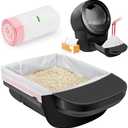 SZEE 20 Pack Litter Robot 4 Waste Bags, Drawstring Litter Box Liners, Cat Litter Bags for Automatic Litter Box 2 pack