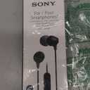 Sony MDREX15AP In-Ear Earbud Headphones with Mic, Black (MDREX15AP/B)