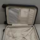 Carry On Luggage 22x14x9 Airline Approved, FLO5 Expandable Polycarbonate Suitcase with Front Pocket (FX-Core, Blue, 20 Inch)