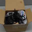 Elenora Christmas Spotlights Outdoor, All-in-ONE RGBW Halloween Spot Lights with Remote, 6W 24V Plug-in Color Changing Low Voltage Landscape Lighting Kit with IP65 Waterproof for Yard Garden, 4 Pack