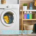 Liquid Laundry Detergent Dispenser 78 OZ Laundry detergent Container with 6 Removable Labels Liquid Detergent Dispenser for Softener Bleach Powder Soda