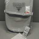 Papablic Wipeable Baby Changing Pad with Removable Safety Strap, Easy to Clean & Non-Slip Waterproof, Changing Pad for Dresser,Bed (Grey)