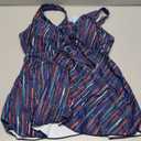 Yonique Women's Flowy Tankini Top - Modest Swim Top with Loose Fit, No Bottom M