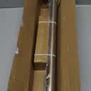 Lootkell Warm Gold Curtain Rods for Windows 28 to 48 Inches Adjustable Length Heavy Duty 1" Diameter Brass Window Curtain Rod with Solid Metal Finials for Outdoor Farmhouse Bedroom Kitchen Living Room