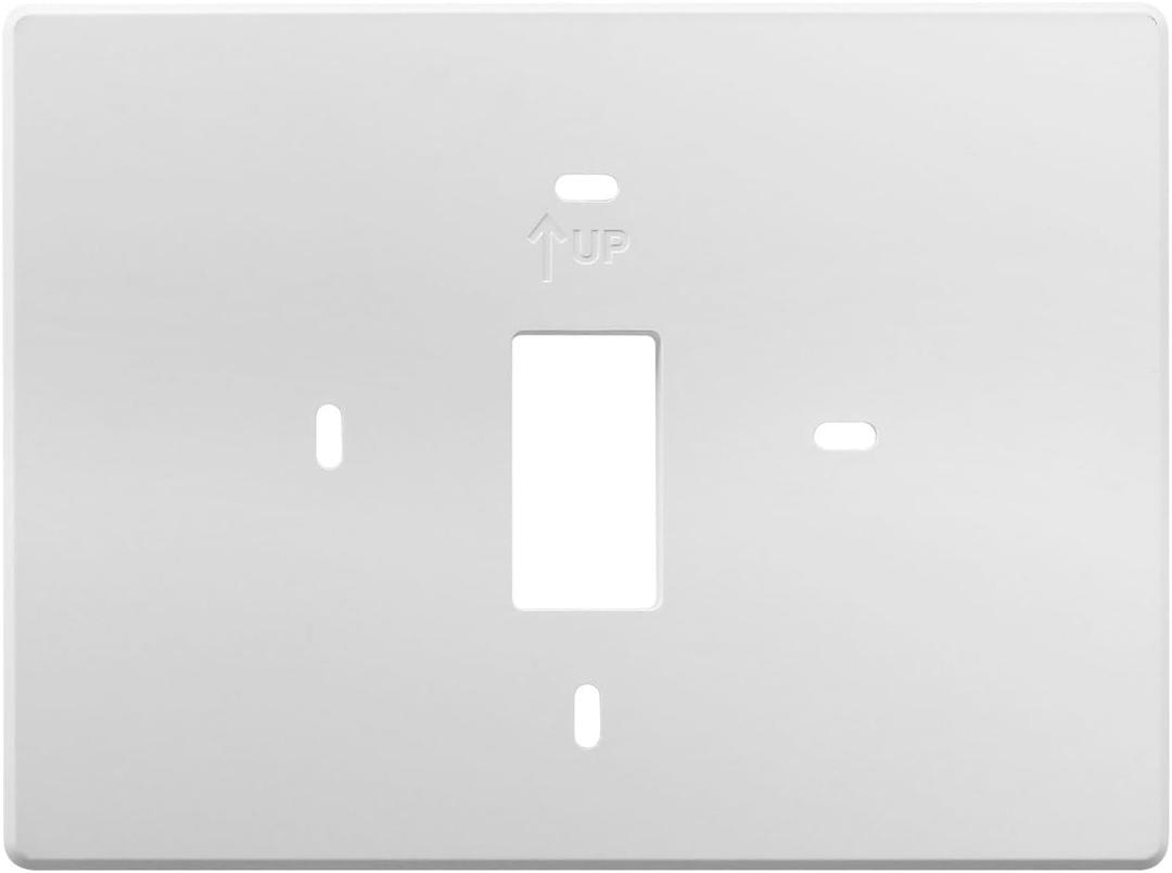 Thermostats Wall Plate T119 Fits For PRO1 IAQ Thermostats, Universal Thermostat Wall Plate White 1 Pack