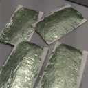 4 Pack Sage Green Wavy Metallic Tinsel Foil Fringe Curtains 3.3x6.6 Feet - Light Green Foil Streamers Backdrop Photo Booth Props for Birthday Wedding Christmas Party Decorations