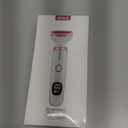 Electric Razors LED Display for Women Men, 2025 Wet/Dry Lady Shaver,4 in 1 Cordless Hair Remover with IPX7 Waterproof, Smooth & Silky Portable Bikini Electric Grooming Set (Pink & White)