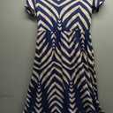 OFEEFAN Summer Dresses for Women Flowy Casual A-Line Midi Dress Beach Vacation Sundresses with Pockets Size Small