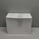 Gejoy 12 Pack White Shampoo and Conditioner Dispenser Bottles, 17 Oz/ 500ml Empty Refillable Pump Bottles with Labels and Marker Pen, Square Plastic Pump Dispenser Bottle for Bathroom Body Wash Shower