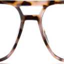 FEISEDY Blue Light Blocking Glasses Fake Nerd Clear Square Computer Lightweight Pilot Glasses Frame Oversized B2866