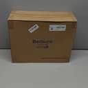 Bedsure Calming Dog Beds Large Sized Dog - Donut Washable Large Pet Bed, 36 inches Anti-Slip Round Fluffy Plush Faux Fur Dogs Bed, Fits up to 80 lbs Pets, Camel