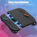 Grips for Switch 2, Ergonomic Hand Grip Controller Handle Kit Compatible with Switch 2, 3 Pack