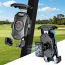 Roykaw Golf Cart Magnetic Phone Holder Mount Compatible with EZGO/Club Car/Yamaha, Compatible with iPhone/Galaxy/Google Pixel, Ultra Strength Magnet/360 Rotatable/One-Handed Pick & Place