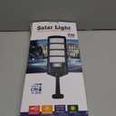 Solar Outdoor Lights,448LEDs Street Lights with 20000LM Hight Brightness, IP66 Waterproof Security Flood Light, Dusk to Dawn Solar Street Lights,for Exterior Wall, Patio, Yard, Deck, Garden
