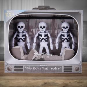 Disney100 Years of Wonder Walt Disney Presents Silly Symphonies Skeleton Dance Collectible Plush Stuffed Doll, Kids Toys for Ages 5 Up