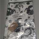 Karma Gifts Black And White Boho Tea Towel,Cotton, Mermaid 18" x 22"