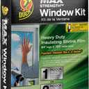 Duck MAX Strength Heavy Duty Insulating Film for Patio Door/Extra Large Window, 84-Inch x 120-Inch, Indoor, 284352