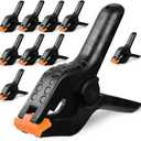 6 Inch Plastic Spring Clamps, 10 Pack Backdrop Clips Clamps for Crafts, Clamps for Backdrop Stand Outdoor