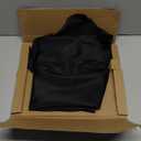 sancua Round Tablecloth - 70 Inch - Water Resistant Spill Proof Washable Polyester Table Cloth Decorative Fabric Table Cover for Dining Tables, Buffet Parties and Camping, Black