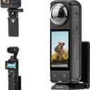 Magnetic Mount for Insta360 X5 X4, L Bracket Magnet Holder Stand Base with 1/4" & Arca QR Adapters for Tripod, for Insta 360 X5 X4 X3, for DJI OSMO 360 Pocket 3 Action 5 Pro, for GoPro Accessories