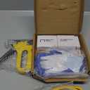 Upholstery 4 in 1 Staple Gun Heavy Duty, with 6000 Staples, Remover, Gloves, Manual Brad Nailer Power Adjustment Stapler Gun for Wood, Upholstery, Carpentry, Decoration DIY Staple Gun (4-in-1 Staple Gun With 6000 Staples, Remover, Gloves)