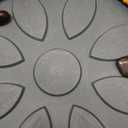 Cat Hidden Litter Box Enclosure Furniture with Artificial Plants, Handwoven Rattan with Cat Litter Box and Real Stones, in Living Room, Bedroom, Corner Natural