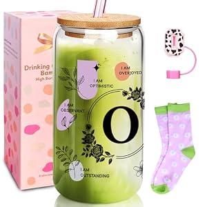 Anotion Cute Cups - Initi-Al Gifts: White Elephant & Gag Gifts, Personalized Monogrammed Coffee Cups for Christmas & Birthdays