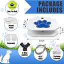 Dog Water Fountain Step On, Outdoor Dog Water Sprinkler for Large Dogs, with Upgrade Copper Valve Set & Stainless Steel Hose, Easy to Use, Fresh Water to Drink