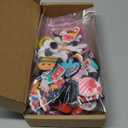 Valentines Day Gifts for Kids - 24 Valentine Cards with 48 Shoe Charms Bulk - Valentine Exchange Card for Boys Girls Toddler Class Classroom Gift Funny Party Favors