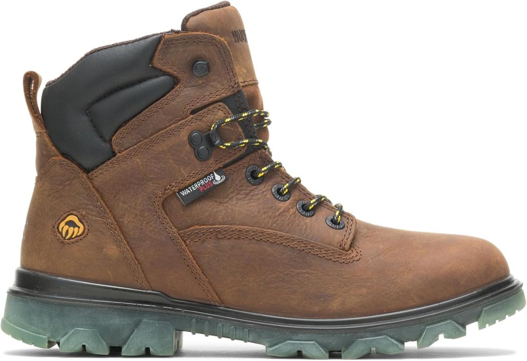 Wolverine  I-90 EPX® CARBONMAX® BOOT  Waterproof Composite Toe 6 " Construction Boot (11.5, Brown)