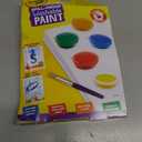 Crayola Spill Proof Paint Set - Toddler Stocking Stuffer, Washable Paint for Kids, Includes Paint Brush & Paper, No Drip, Less Mess Arts & Crafts, Ages 3+