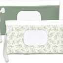 Baby wipes dispenserportable baby wipes holder for outdoor, Refillable baby wipes container, on the go wet wipe pouch for travel, resuable wipes dispenser for hiking (sage)