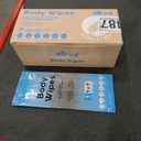 XL Deodorizing Body Wipes | Men's Extra Soft Washcloths Shower Alternative | Great for Workout Travel Gym Camping | 30 Individually Wrapped Shower Wipes | with Vitamin E Aloe Scent