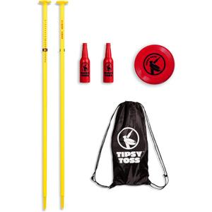 GoSports Tipsy Toss Game Set - Flying Disc Bottle Drop Yard Game - Choose Pro or Standard (One Size)