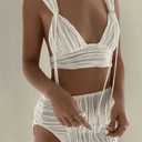 Nina Crop Top & Slit Mini Skirt Two Piece Set, S