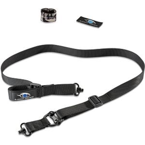 Rifle Sling - Durable Two Point Sling with Fast Adjust Pull Tab, Dual QD Mounts & Free Camo Sling Band