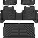 YITAMOTOR Floor Mats & Cargo Liner Fit for Honda CR-V 2026-2023, All Weather TPE Custom Fit for CRV (Gasoline & Hybrid & e:FCEV) Floor Liners with Cargo Mat (Upper Position) Full Set, Black